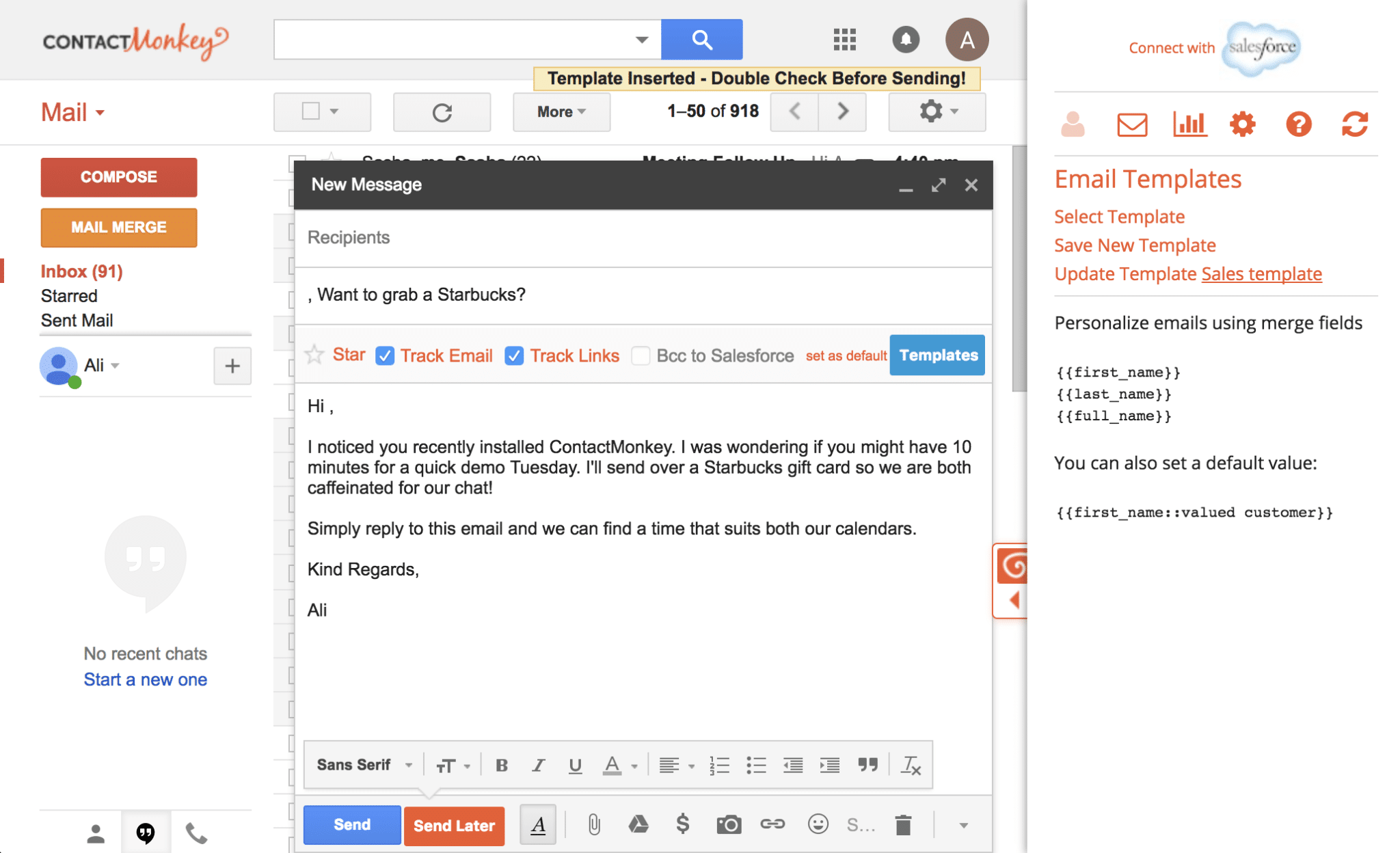 send email template