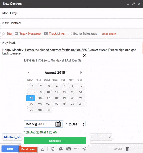 gmail set email to send later gmail set email to send later