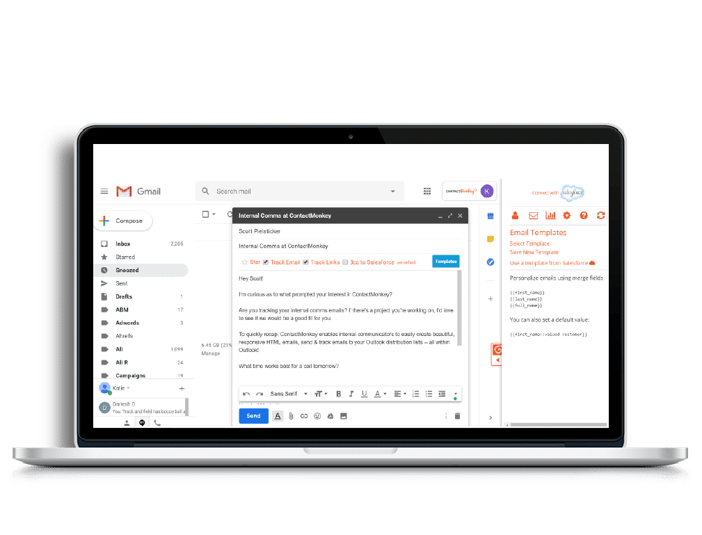 team email templates