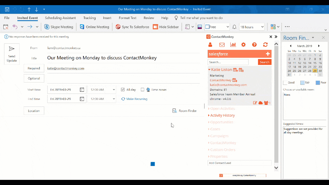 Salesforce For Outlook Integration Manage Your Custom Salesforce From 