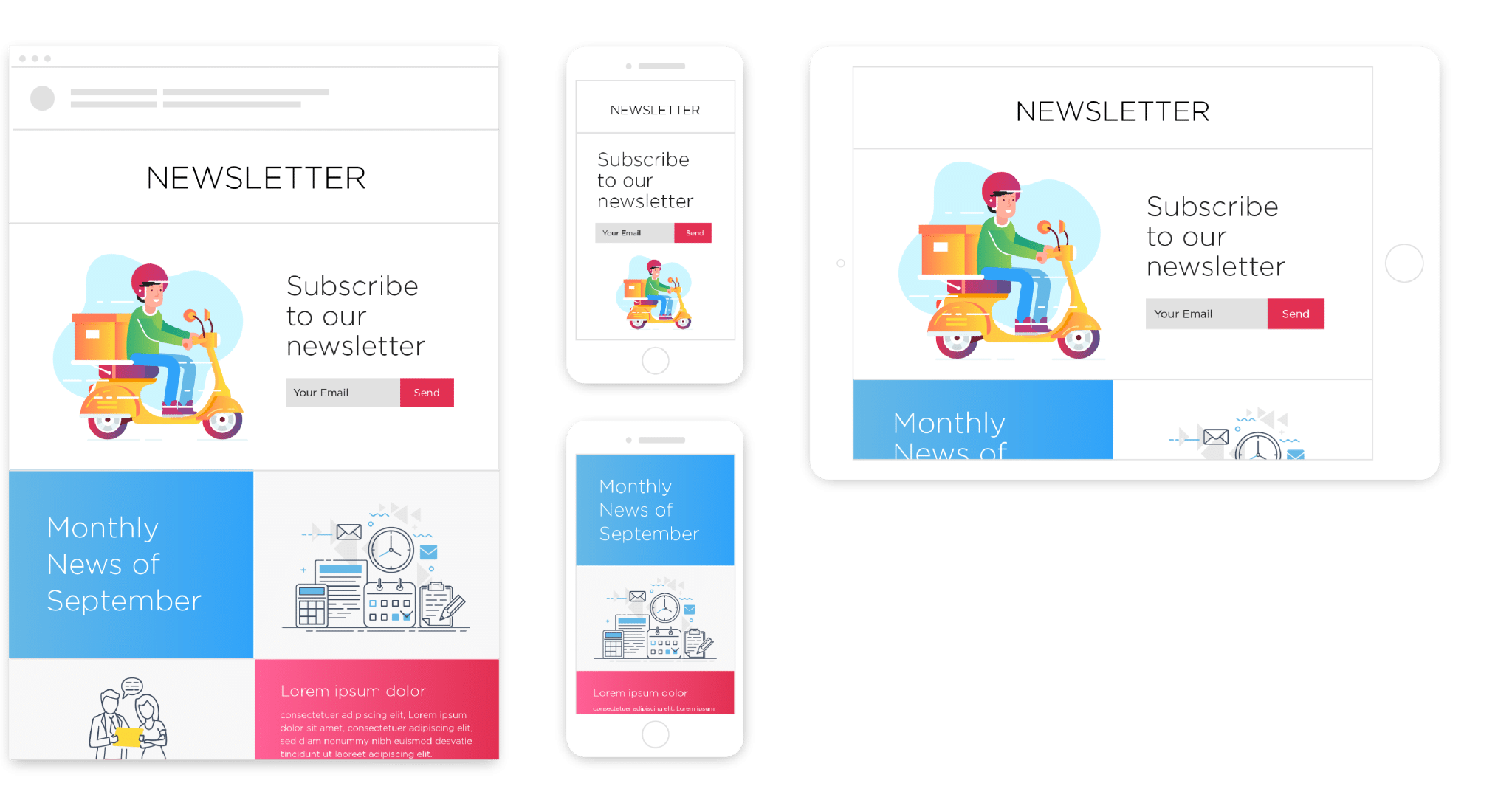 send employee newsletter outlook tracking internal emails