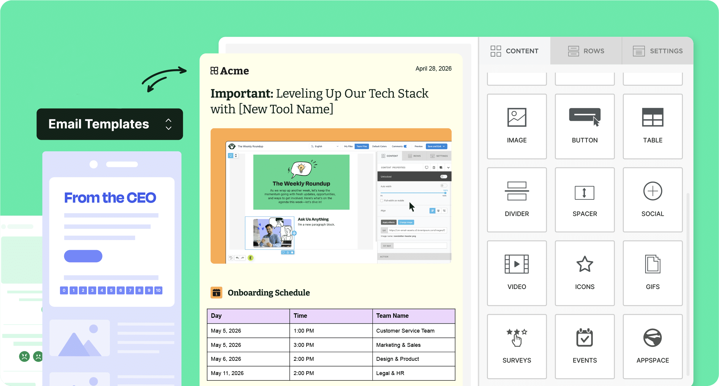 10 Internal Communication Email Templates and Examples to Engage Staff