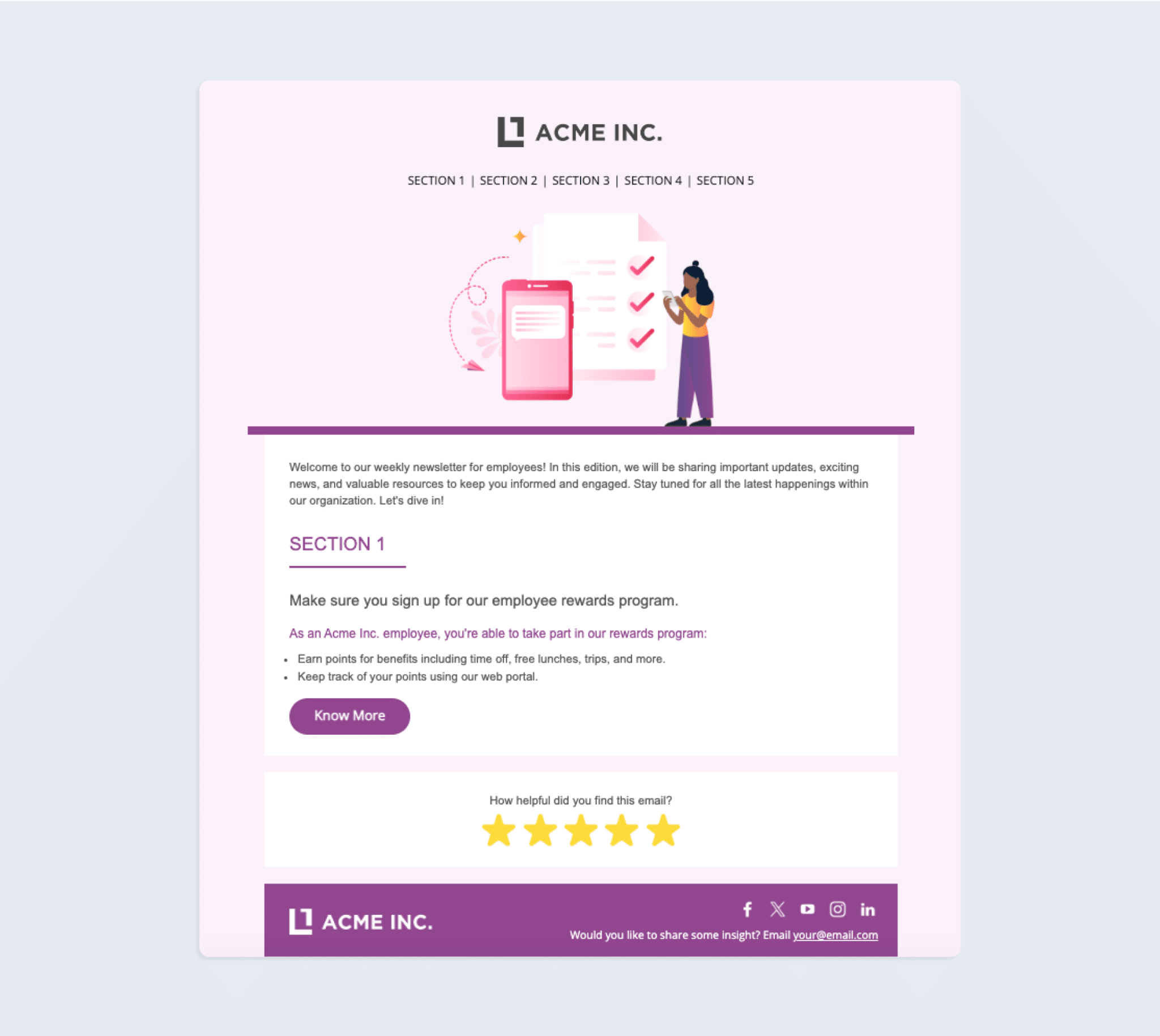 Mass notification system for business