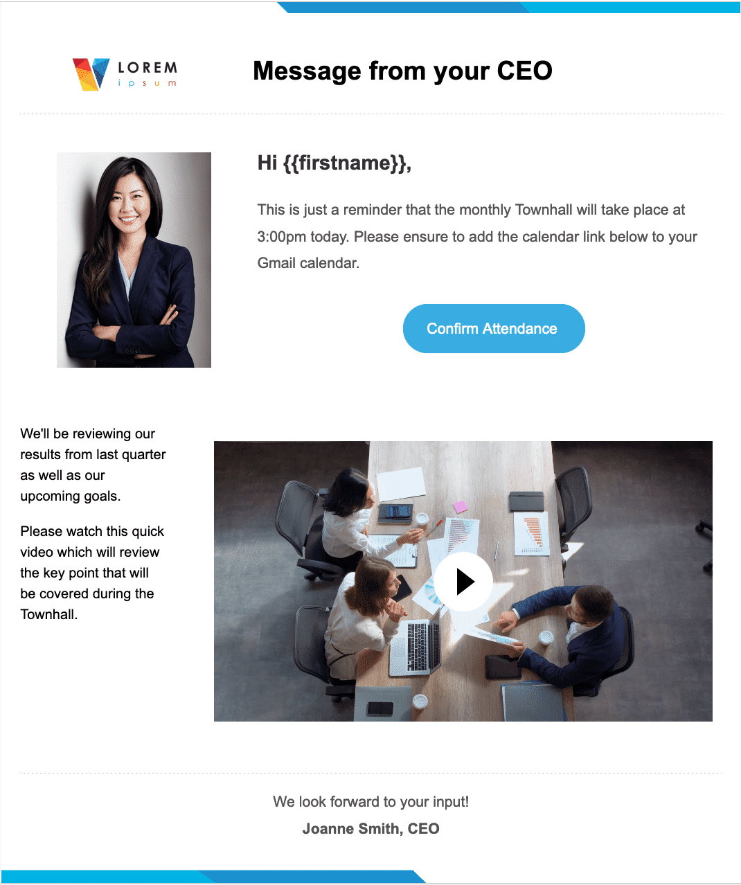 About Our Ceo Website Template