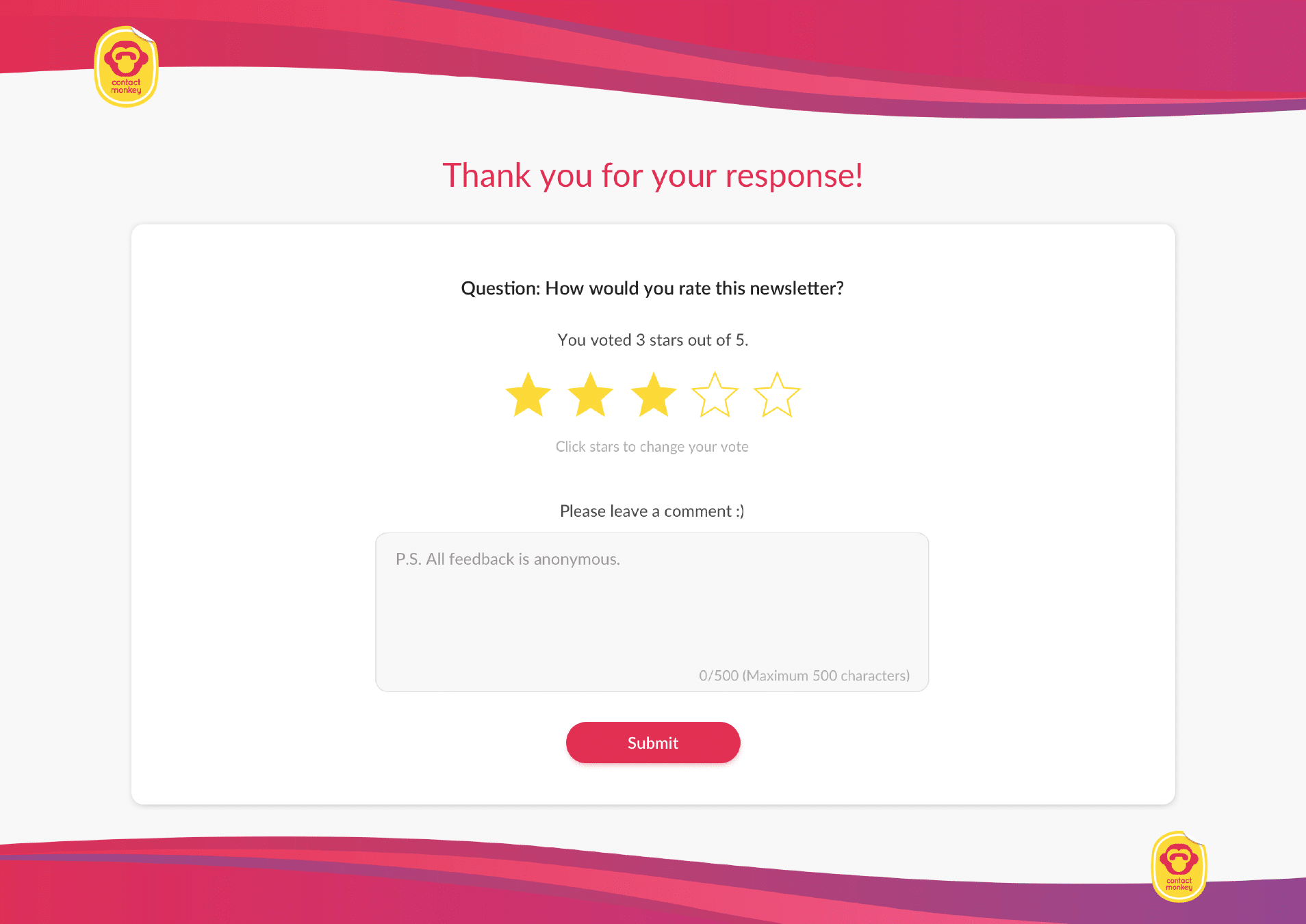 Gmail newsletter survey