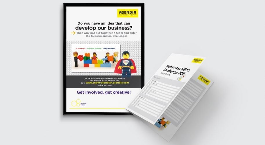 internal communication campaign for Asendia