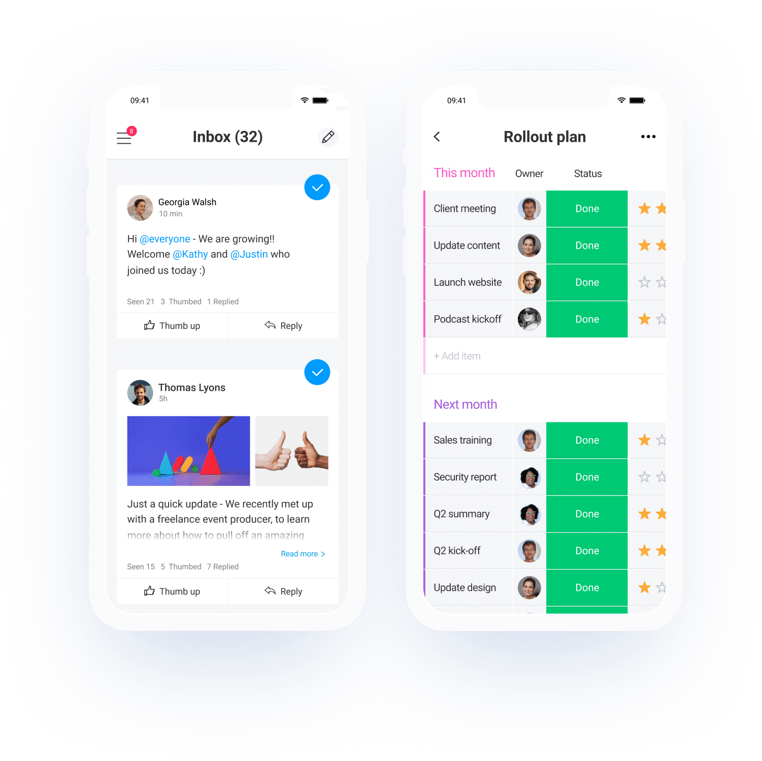 monday communications app