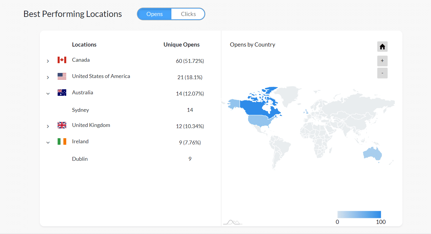 new map internal email tracking