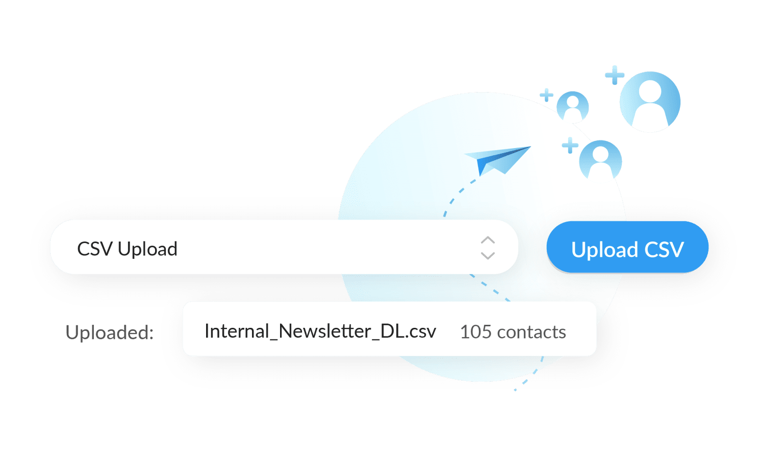 send to csv of employees in gmail