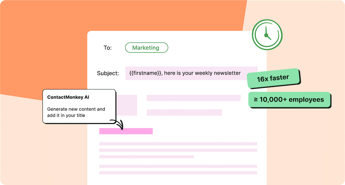 Send emails 10-15 times faster with ContactMonkey
