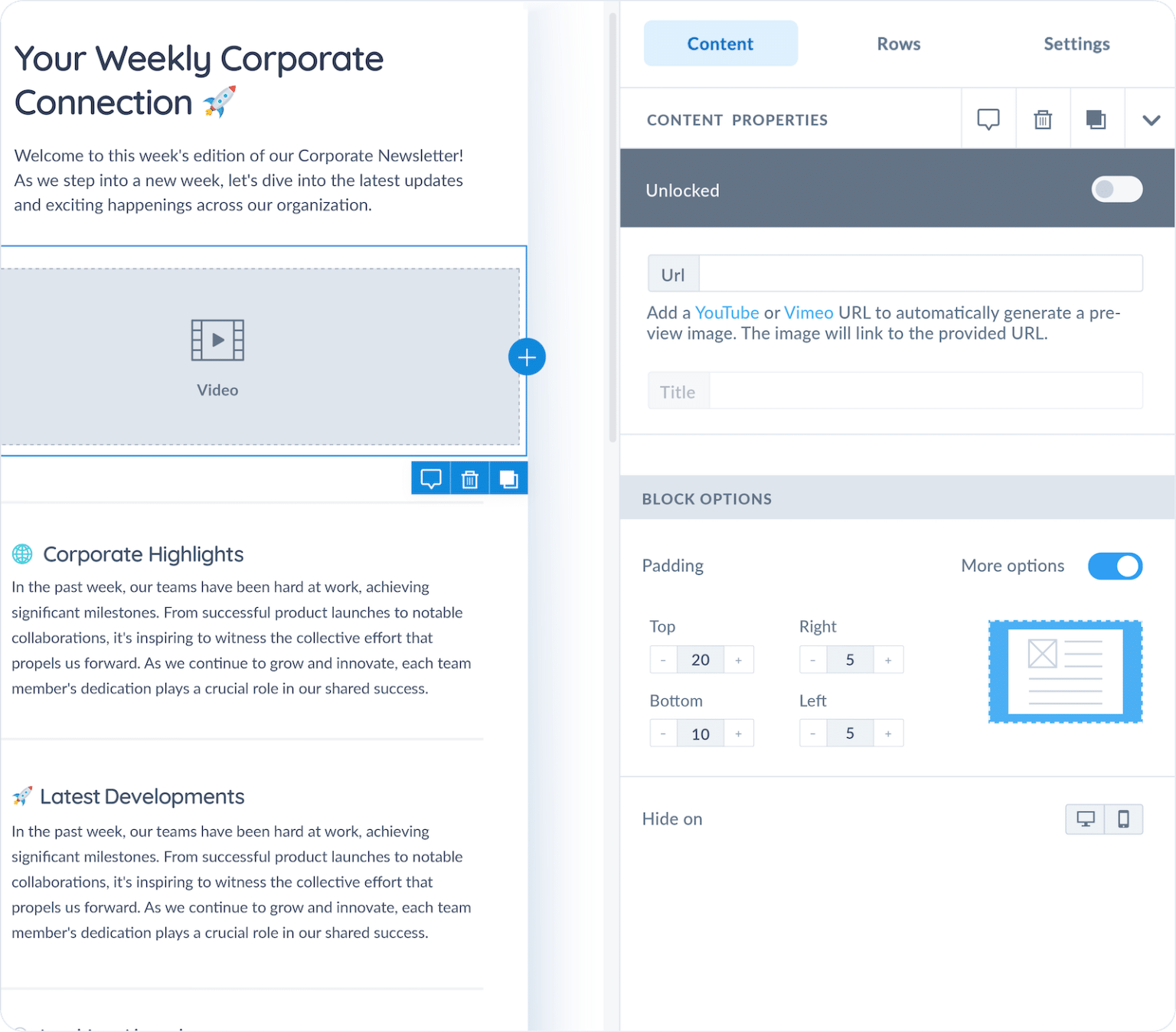 HTML Email Template Builder by ContactMonkey