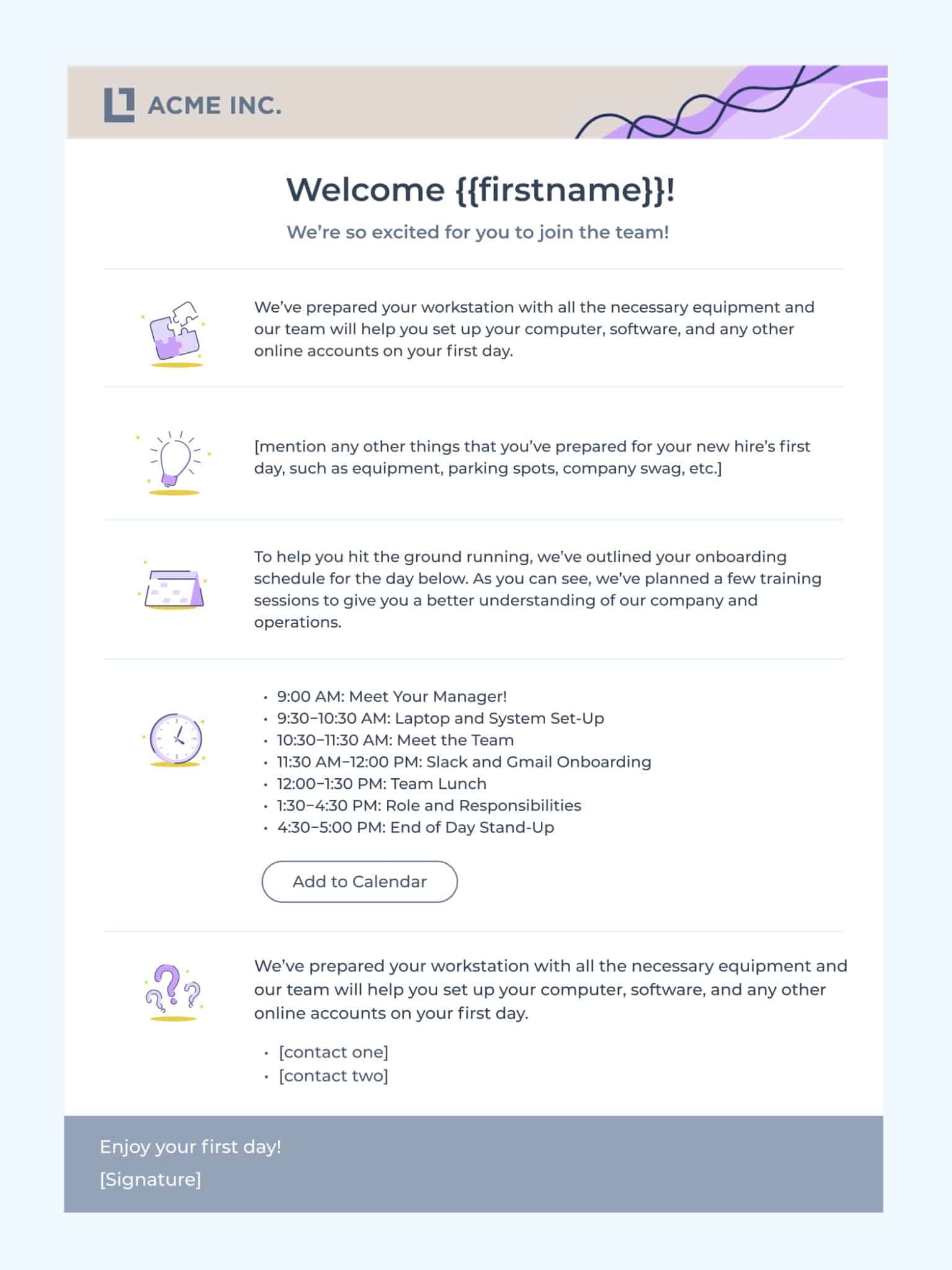 20+ Most Popular Internal Communication Email Templates