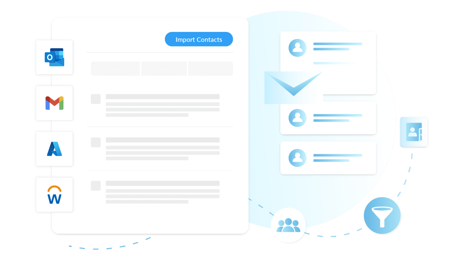 Segment newsletter audience with email list management