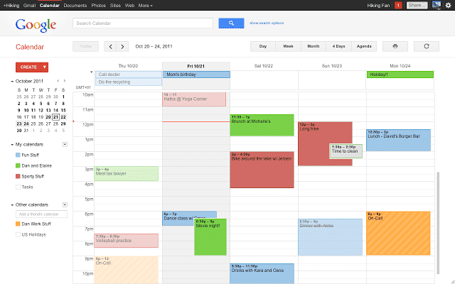 Gmail for business email calendar