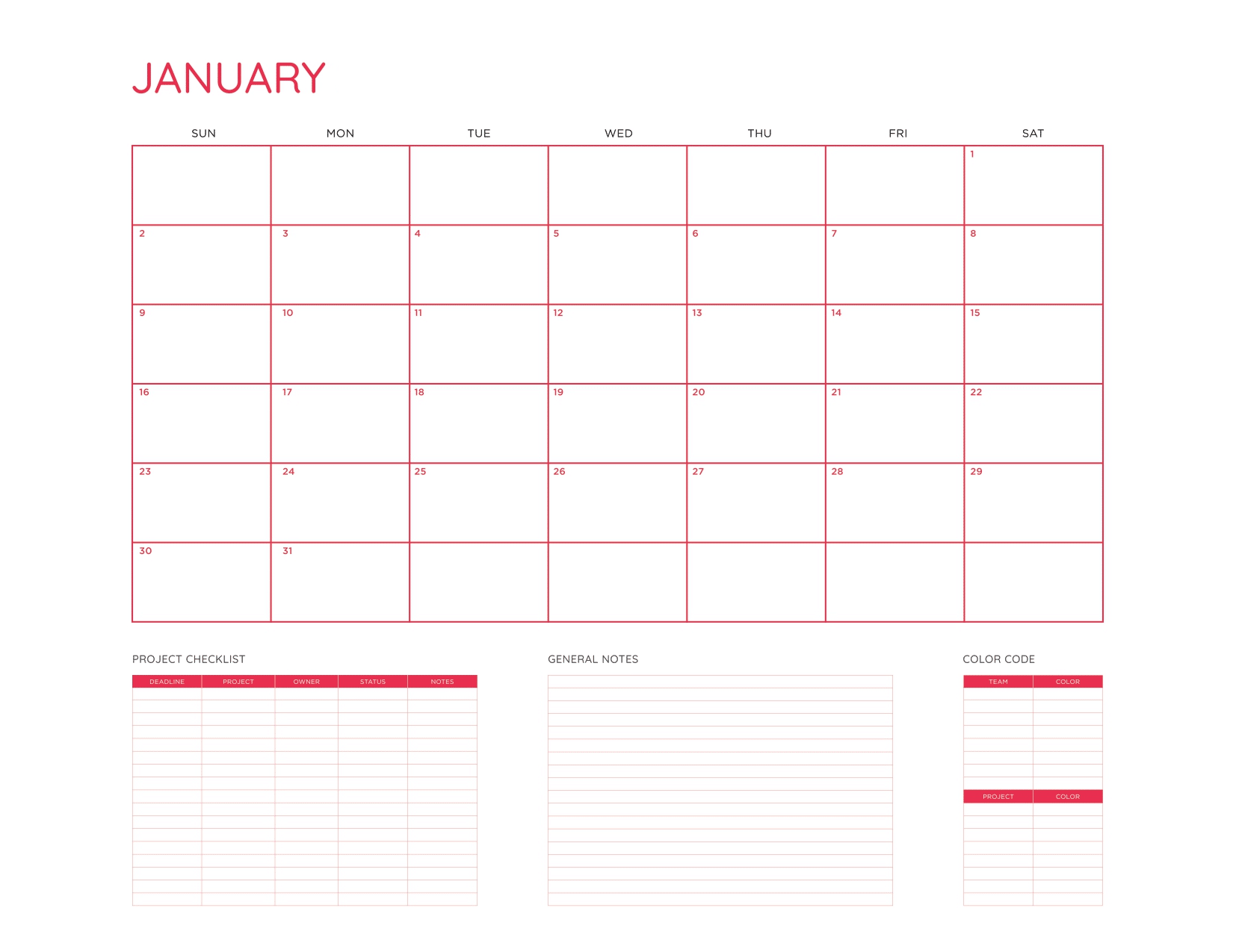 Screenshot of ContactMonkey's internal communications planning calendar.