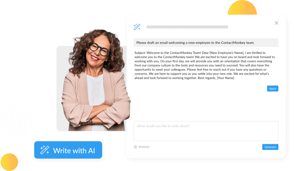 ContactMonkey's OpenAI ChatGPT integration