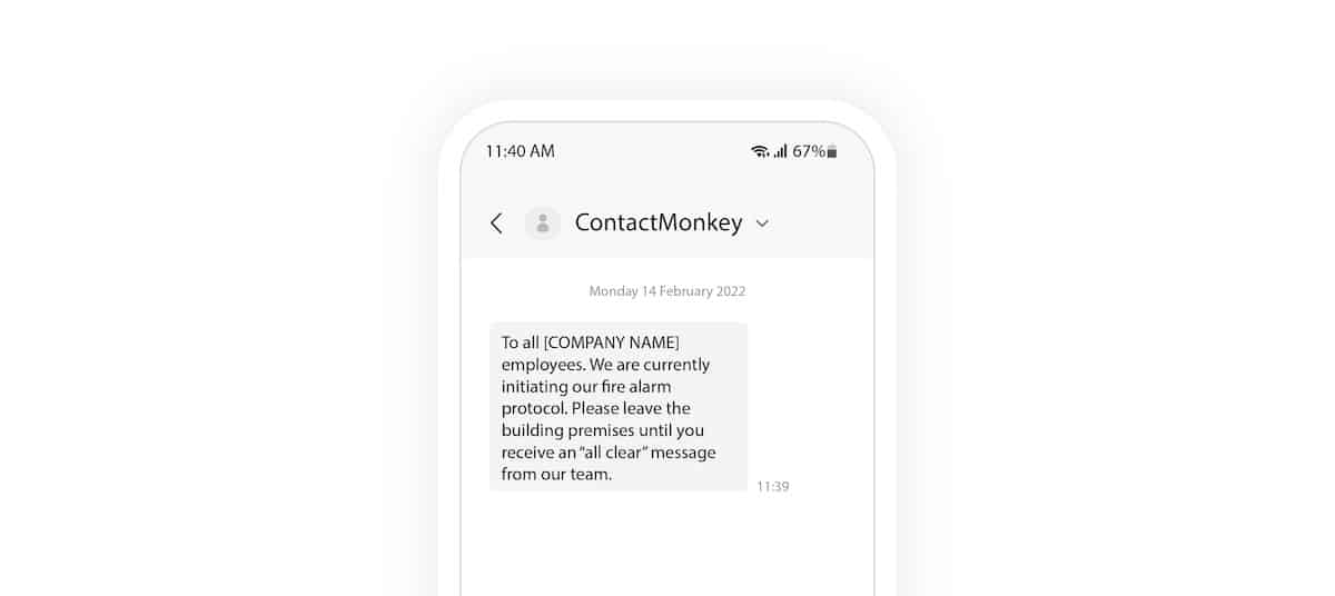 sms emergency notification for business