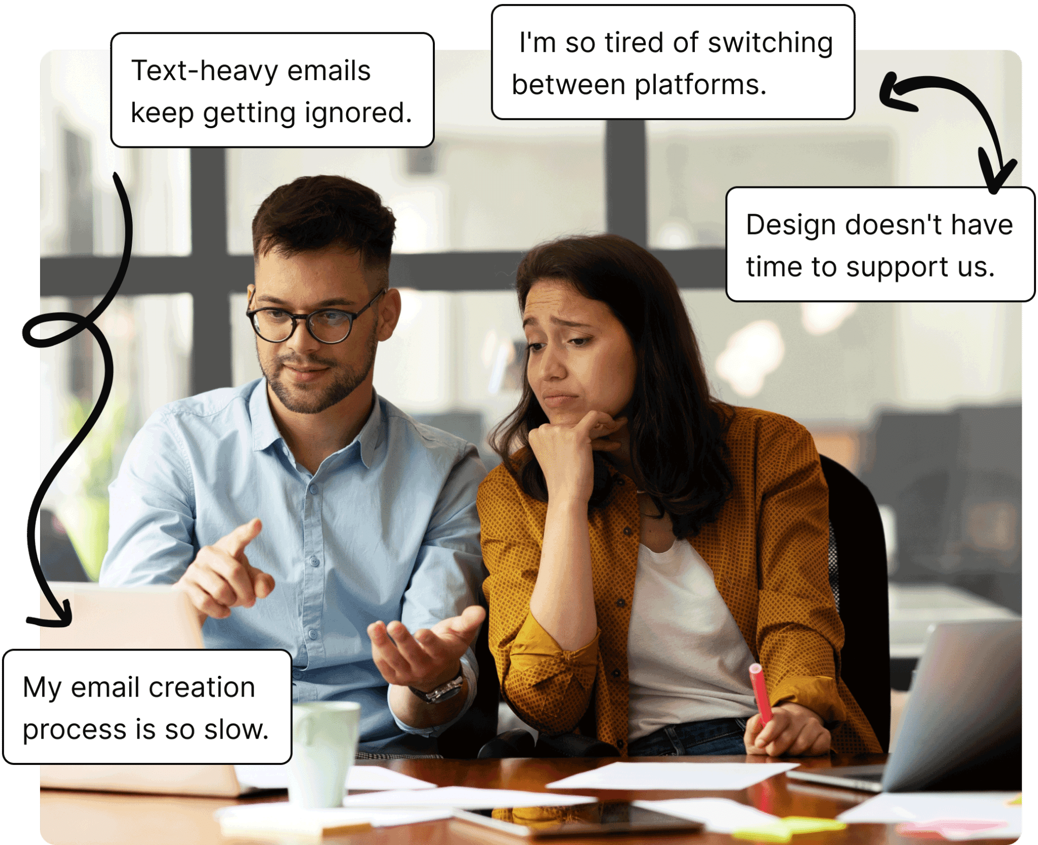 Email template builder for internal communications and employee newsletters - for Outlook and Gmail
