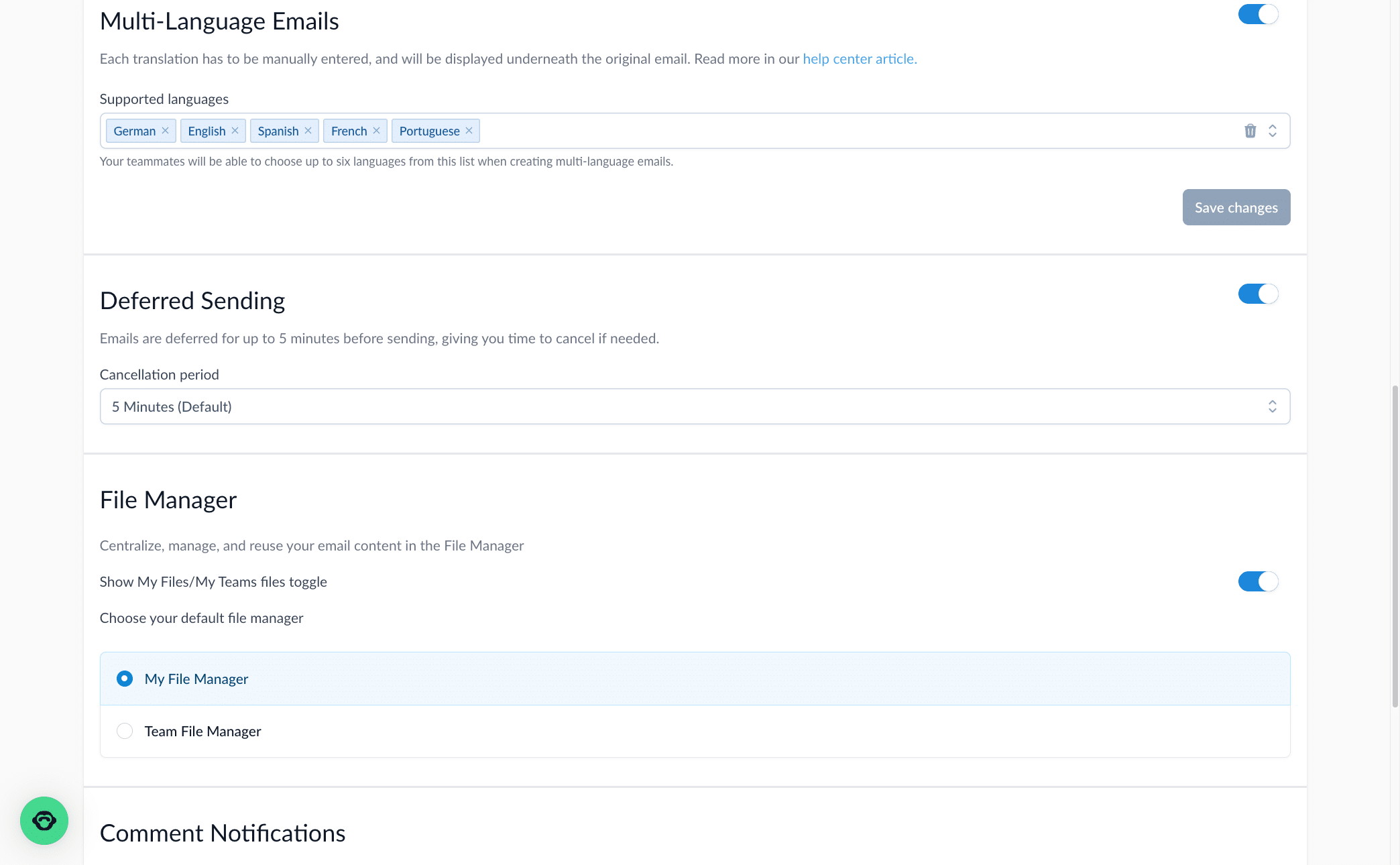 Sending internal emails with confidence