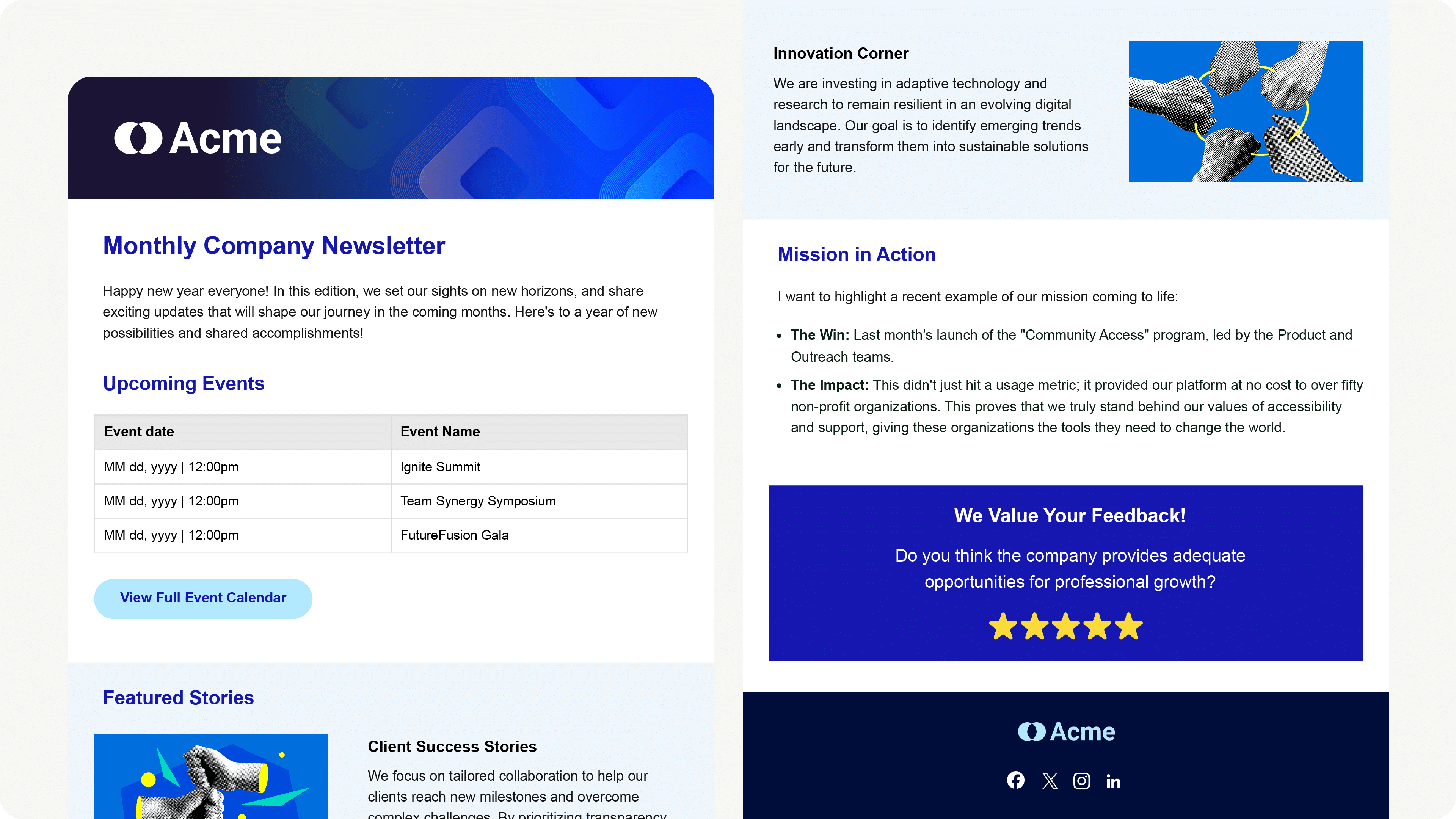 Company Announcements