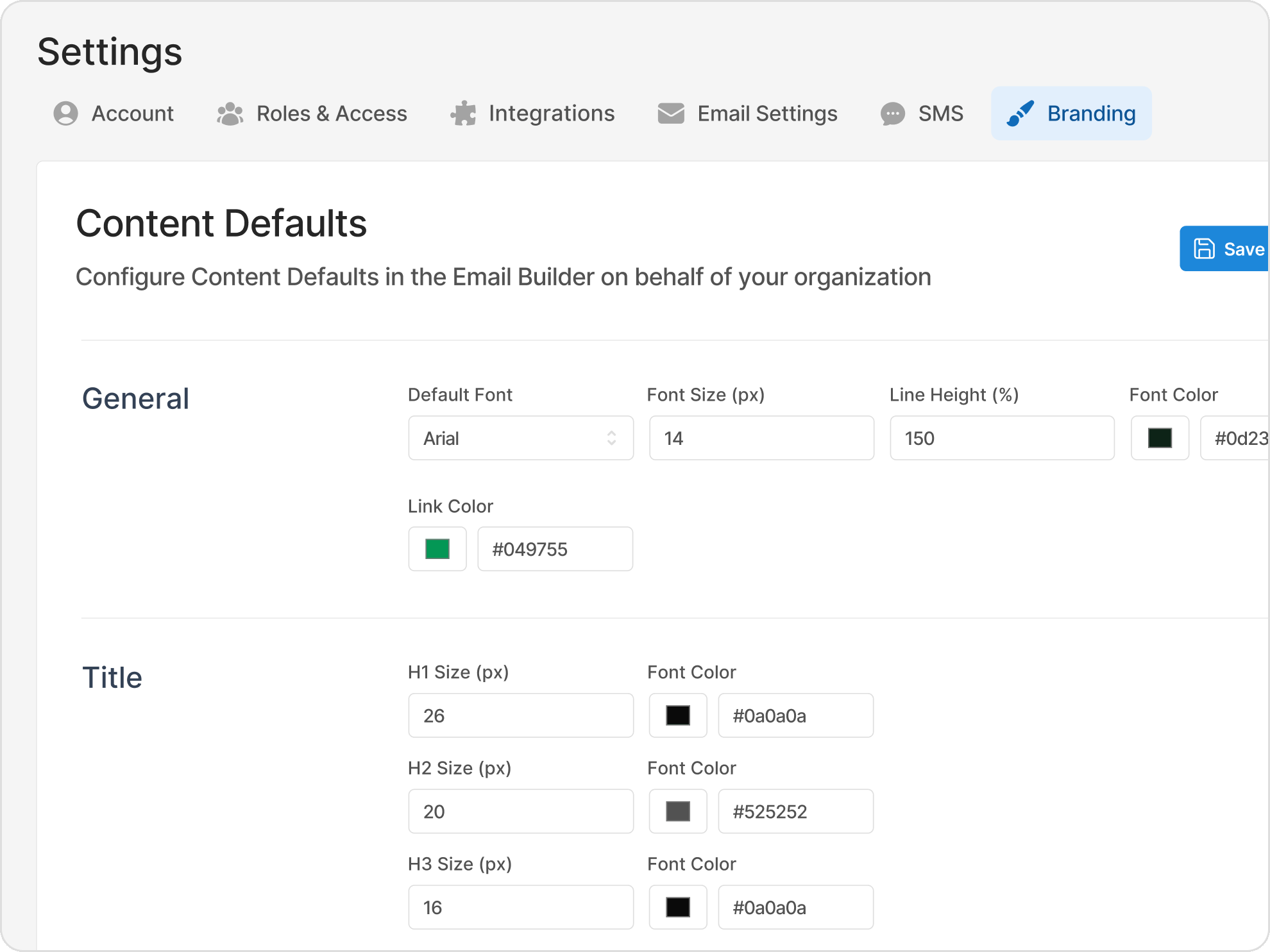Employee Engagement solutions 4 3 brand controls
