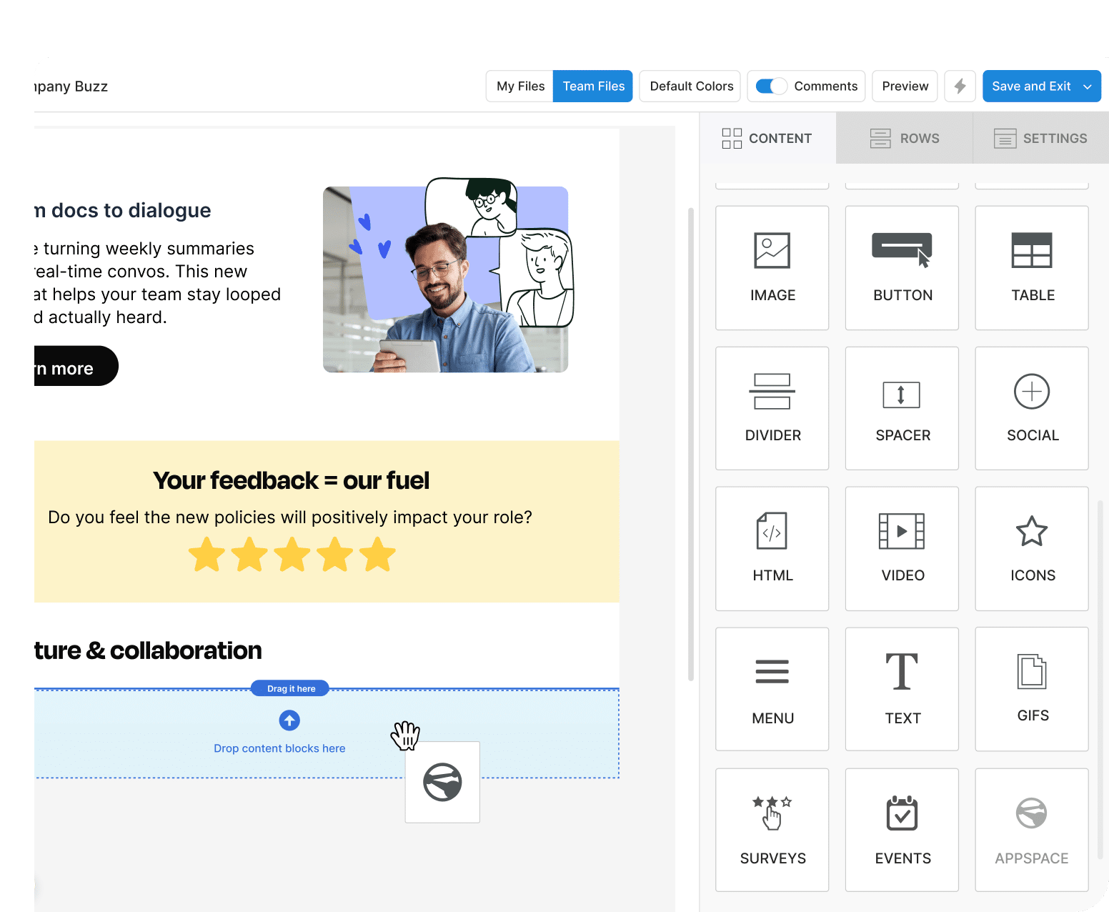 Appspace integration desktop