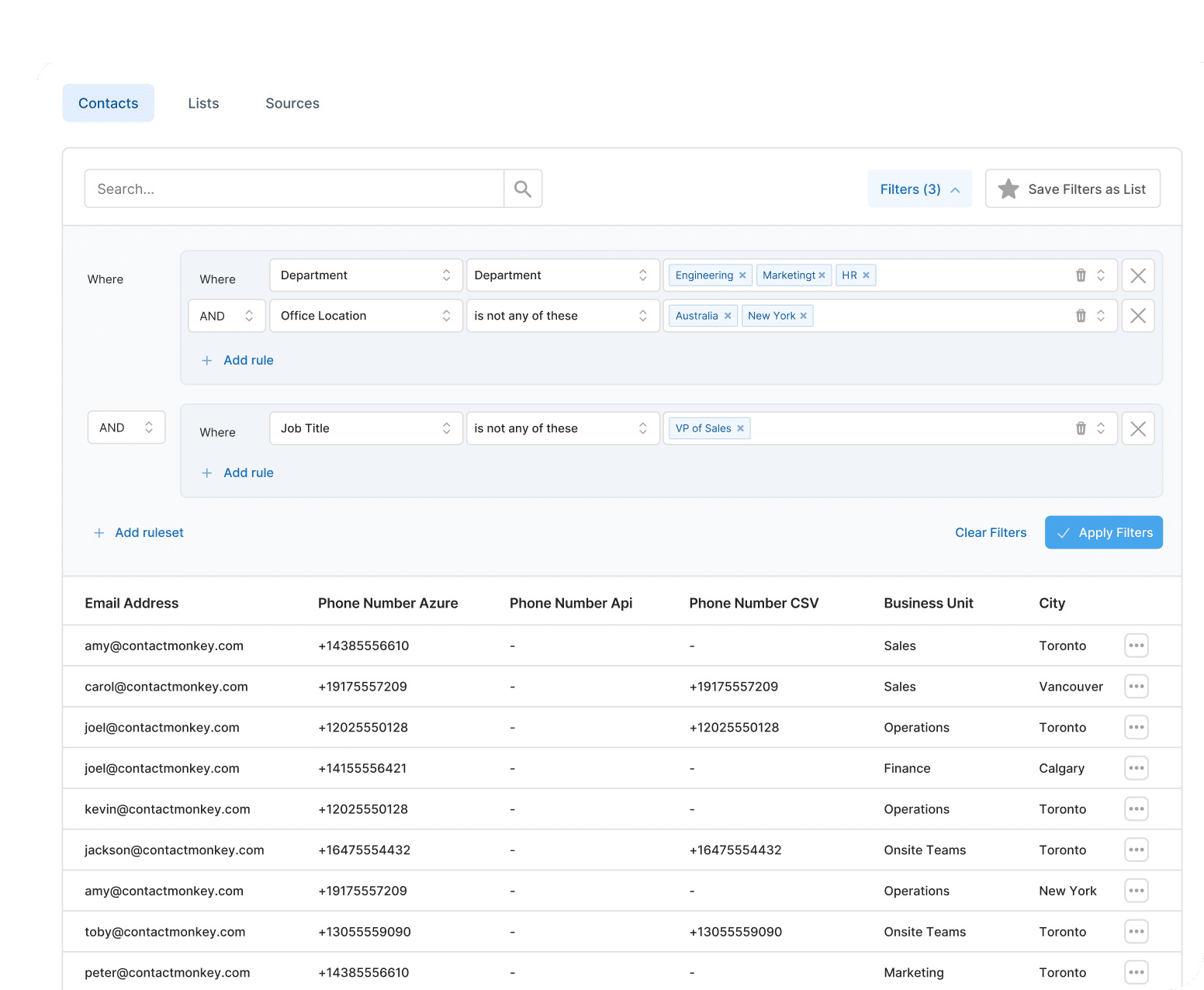 List management desktop