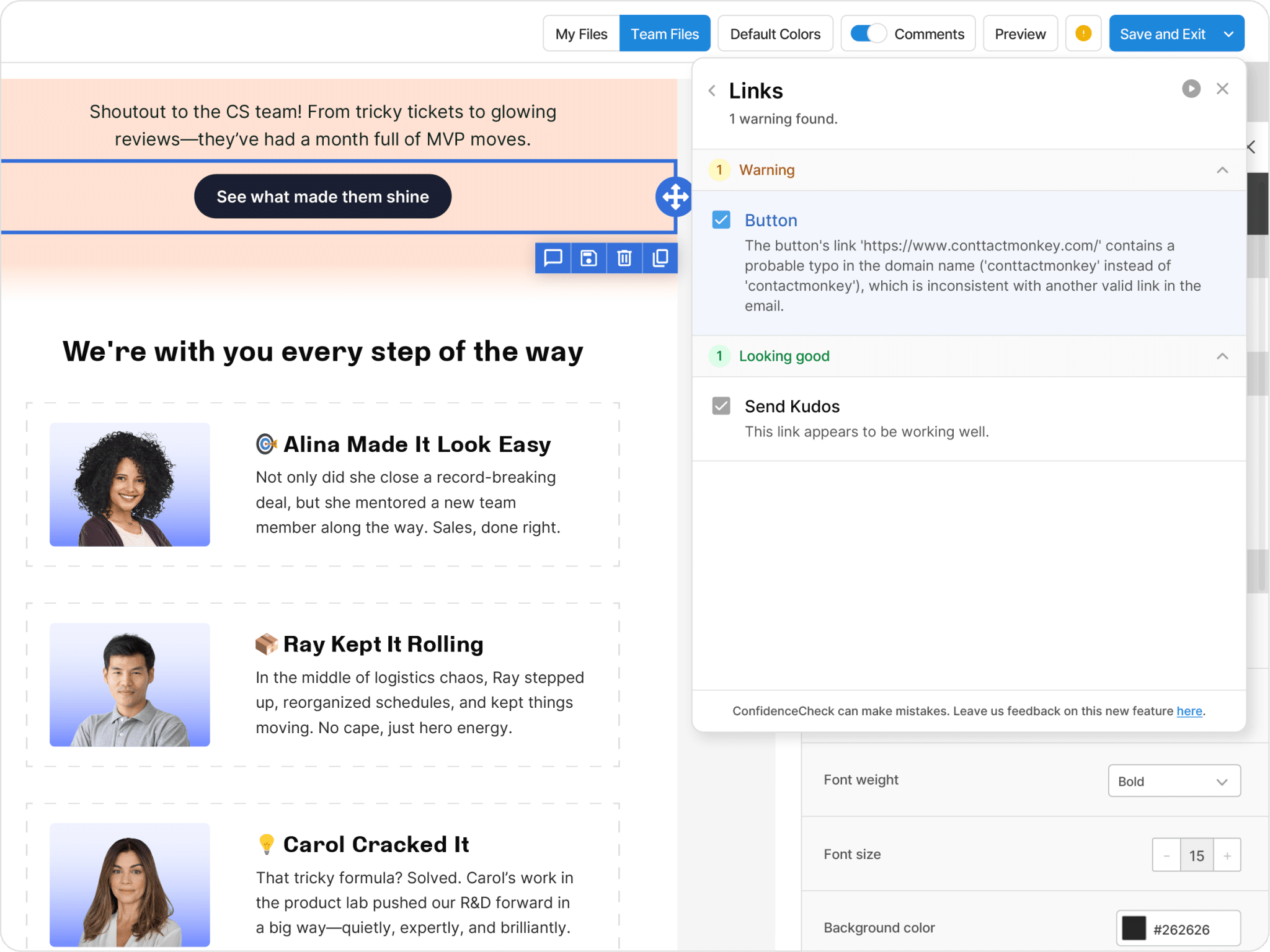 ConfidenceCheck Step 2 scaled